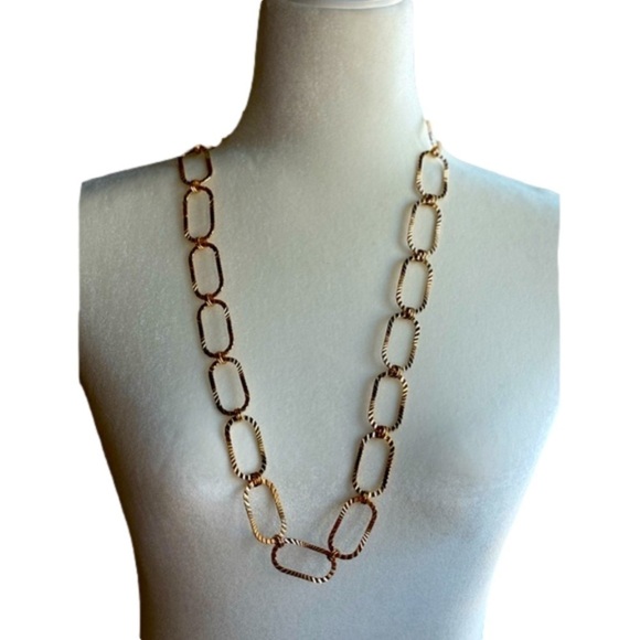 🔥NWOT 18k Gold Plating Necklace Stainless Steel Base Waterproof Tarnish-Free - Picture 5 of 8